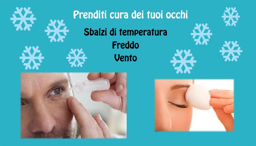 Gli occhi soffrono il freddo Gli occhi soffrono il freddo
